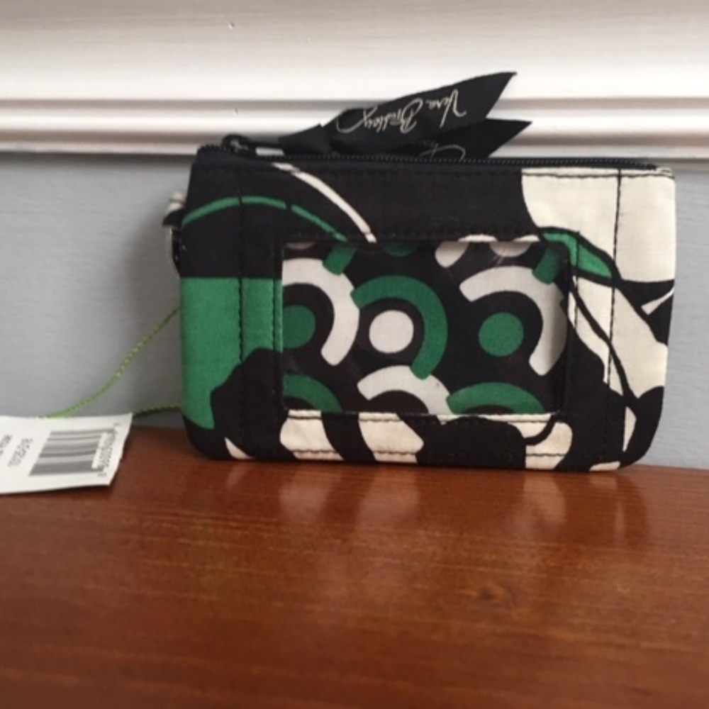NWT Vera Bradley Zip ID Case Imperial Rose